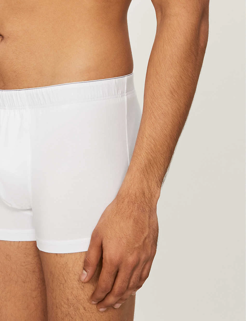 HANRO Basic Slim-fit Cotton-blend Trunks 4 HANRO Basic Slim-fit Cotton-blend Trunks - Image 4