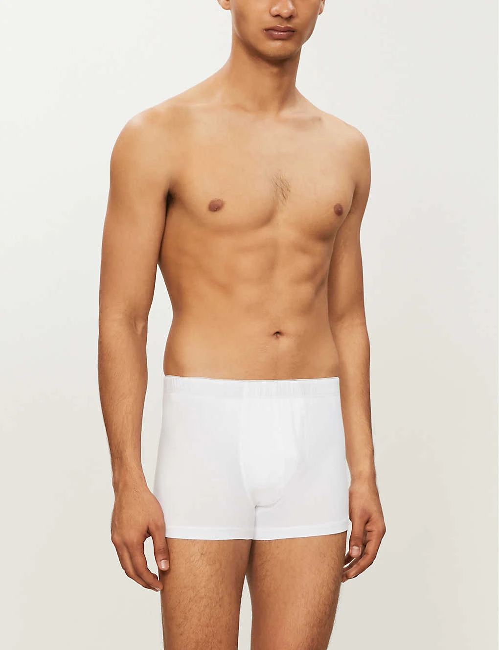 HANRO Basic Slim-fit Cotton-blend Trunks 2 HANRO Basic Slim-fit Cotton-blend Trunks - Image 2