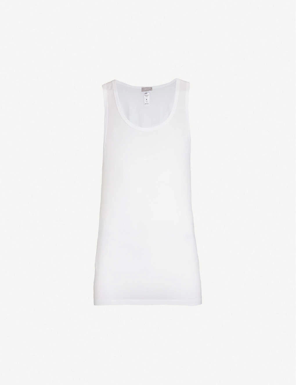 HANRO Cotton Superior Cotton-blend Vest Top 1 HANRO Cotton Superior Cotton-blend Vest Top