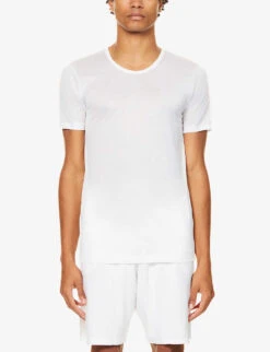 Crew-neck Cotton T-shirt -AllSain Clothing Shop 102 85418922 252812501 WHITE ALT02