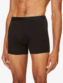 Jack Slim-fit Pima-cotton Trunks -AllSain Clothing Shop 102 89001966 8545JACK001BLA BLACK ALT04