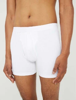 Alex Slim-fit Stretch-modal Trunks -AllSain Clothing Shop 102 89001966 8547ALEX WHITE ALT03