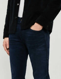 7 For All Mankind Slimmy Luxe Performance Plus Slim-fit Jeans 9 7 For All Mankind Slimmy Luxe Performance Plus Slim-fit Jeans -AllSain Clothing Shop 1043 3005683 JSMSA230IP DEEPBLUE ALT03