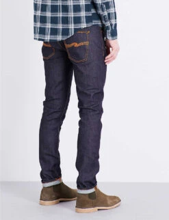 Nudie Jeans Lean Dean Slim-fit Skinny Jeans -AllSain Clothing Shop 362 2001268 111946 DRY16DIPS ALT02