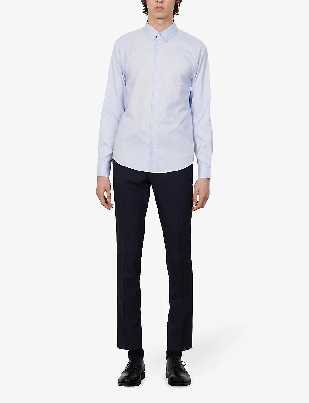 Sandro Classic-fit Cotton Shirt 2 Sandro Classic-fit Cotton Shirt - Image 2