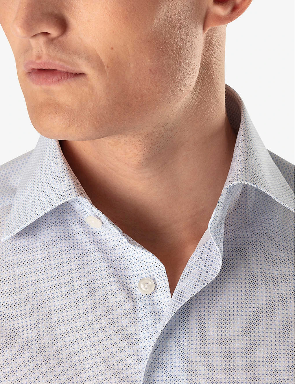 ETON Slim-fit Dot-print Cotton-poplin Shirt 4 ETON Slim-fit Dot-print Cotton-poplin Shirt - Image 4