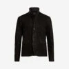 AllSaints Survey Brushed-leather Blazer