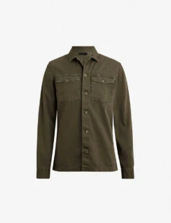 AllSaints Spotter Slim-fit Cotton-twill Shirt