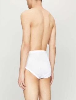 Classic Cotton Briefs -AllSain Clothing Shop R00015586 WHITE ALT01