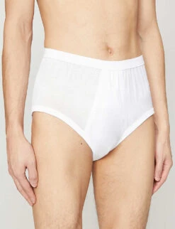 Classic Cotton Briefs -AllSain Clothing Shop R00015586 WHITE ALT02