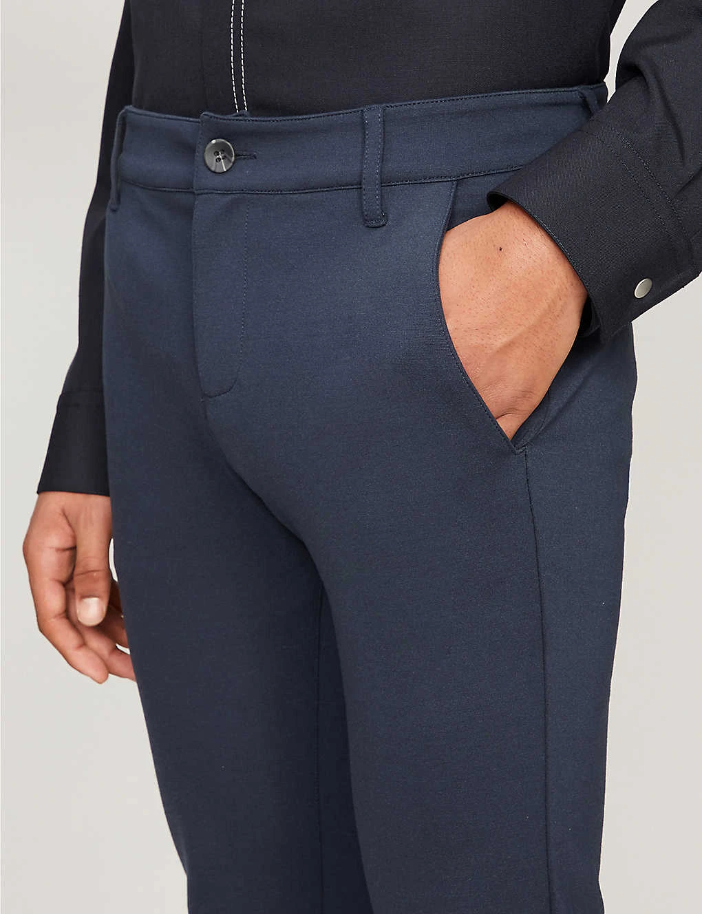 Paige Stafford Slim-fit Tapered Stretch-jersey Trousers 5 Paige Stafford Slim-fit Tapered Stretch-jersey Trousers - Image 5