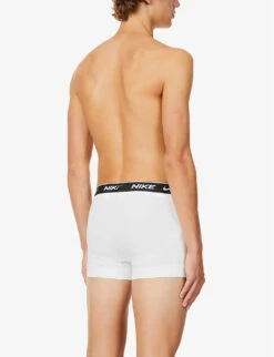 Nike Pack Of Three Everyday Stretch-cotton Jersey Trunks 5 Nike Pack Of Three Everyday Stretch-cotton Jersey Trunks -AllSain Clothing Shop R03652205 WHITEGREYBLK ALT02