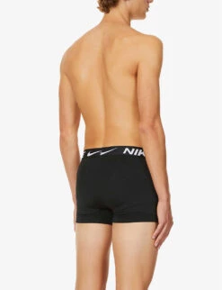 Nike Pack Of Three Everyday Stretch-cotton Jersey Micro Trunks 5 Nike Pack Of Three Everyday Stretch-cotton Jersey Micro Trunks -AllSain Clothing Shop R03652207 BLACK ALT02