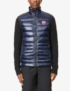 Canada Goose Hybridge Lite Funnel-neck Shell-down Gilet 7 Canada Goose Hybridge Lite Funnel-neck Shell-down Gilet -AllSain Clothing Shop R03675122 S ATLANTICNAVY ALT02