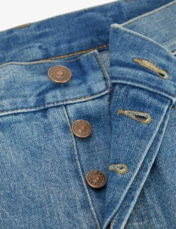 Gucci Tapered Faded-wash Denim Jeans -AllSain Clothing Shop R03765516 LIGHTBLUEMIX ALT07