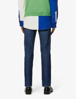 Gucci Straight Mid-rise Denim Jeans -AllSain Clothing Shop R03765517 DARKBLUE ALT03