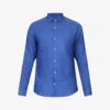 Antonio Regular-fit Cutaway-collar Linen Shirt