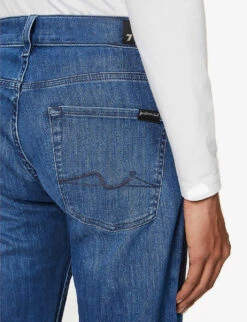 7 For All Mankind Standard Luxe Performance Regular-fit Straight-leg Stretch-denim Jeans 12 7 For All Mankind Standard Luxe Performance Regular-fit Straight-leg Stretch-denim Jeans -AllSain Clothing Shop R03785726 MIDBLUE ALT05