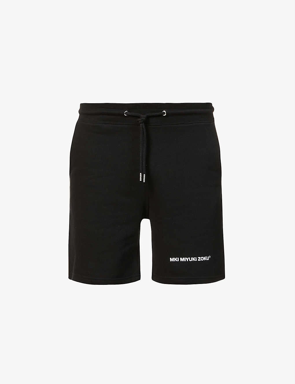 Staple Brand-print Organic Cotton-blend Shorts 1 Staple Brand-print Organic Cotton-blend Shorts