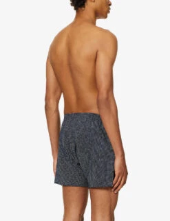 Plaza Polka Dot-pattern Classic-fit Cotton Boxer Briefs -AllSain Clothing Shop R03805081 NAVY ALT02