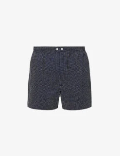 Plaza Polka Dot-pattern Classic-fit Cotton Boxer Briefs