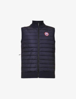 Canada Goose High-neck Padded Wool And Shell-down Vest