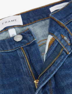 FRAME L’Homme Slim-fit Slim-leg Cotton-blend Denim Jeans -AllSain Clothing Shop R03879691 NIAGARA ALT06