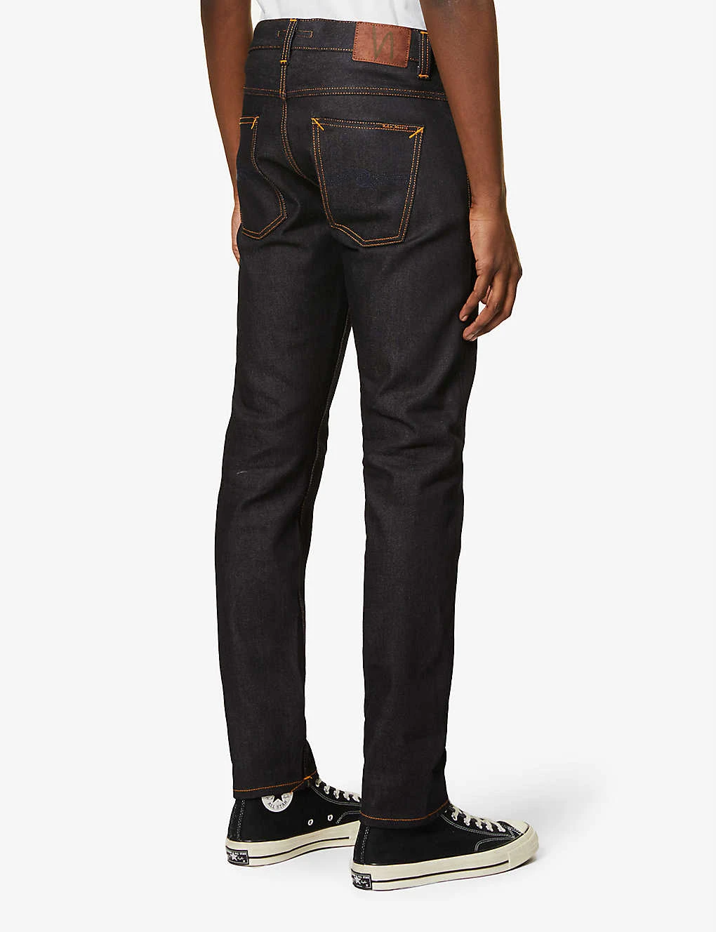 Nudie Jeans Lean Dean Regular-fit Tapered-leg Stretch-denim Jeans 4 Nudie Jeans Lean Dean Regular-fit Tapered-leg Stretch-denim Jeans - Image 4