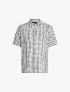 AllSaints Woodrow Check-pattern Short-sleeve Shirt