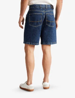 Ted Baker Dutson Stretch-denim Shorts -AllSain Clothing Shop R03919225 BLUE ALT03