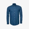 ETON Wide-spread Slim-fit Denim-twill Shirt