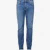 NEUW Lou Slim-fit Straight Cotton-blend Jeans