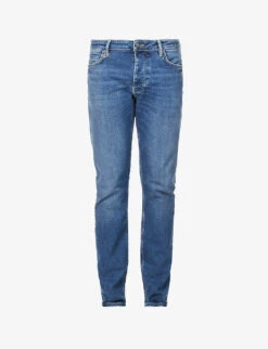 NEUW Lou Slim-fit Straight Cotton-blend Jeans