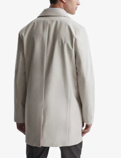 Reiss Perrin Single-breasted Woven Jacket 9 Reiss Perrin Single-breasted Woven Jacket -AllSain Clothing Shop R03925381 STONE ALT03