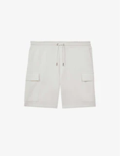 Reiss Oliver Interlock Cargo-style Stretch-jersey Shorts