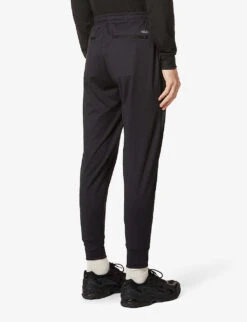 Vuori Sunday Brand-print Recycled-polyester Stretch Jogging Bottoms -AllSain Clothing Shop R03944719 BLACK ALT03