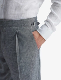 Reiss Map Tapered Mid-rise Stretch-woven Trousers 9 Reiss Map Tapered Mid-rise Stretch-woven Trousers -AllSain Clothing Shop R03945840 INDIGO ALT04