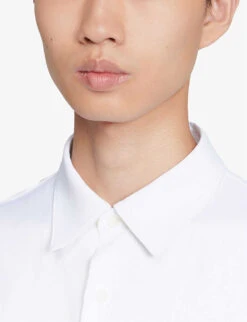 Sandro Regular-fit Woven Shirt -AllSain Clothing Shop R03948241 NATURELS ALT04