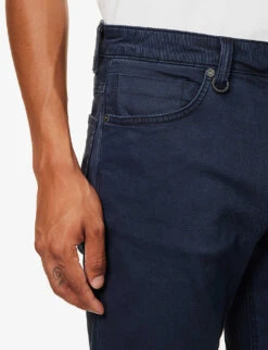 NEUW Lou Slim-fit Straight Stretch-denim Jeans -AllSain Clothing Shop R03954830 NAVY ALT04