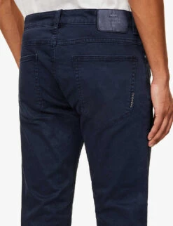 NEUW Lou Slim-fit Straight Stretch-denim Jeans -AllSain Clothing Shop R03954830 NAVY ALT05