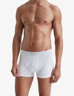 Reiss Pack Of Three Heller Stretch Organic-cotton Boxers 6 Reiss Pack Of Three Heller Stretch Organic-cotton Boxers -AllSain Clothing Shop R03962257 WHITE ALT02