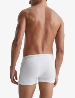 Reiss Pack Of Three Heller Stretch Organic-cotton Boxers 7 Reiss Pack Of Three Heller Stretch Organic-cotton Boxers -AllSain Clothing Shop R03962257 WHITE ALT03