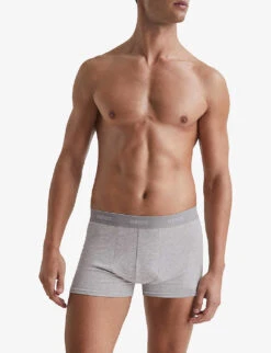 Reiss Heller Logo-print Pack Of Three Stretch-organic Cotton Boxers -AllSain Clothing Shop R03962260 MULTI ALT03