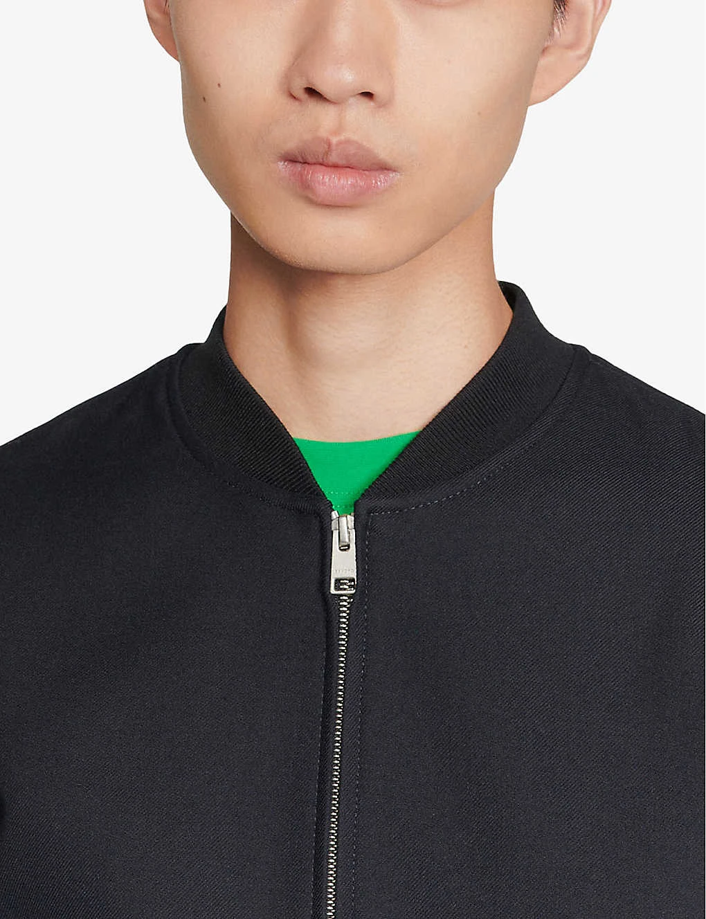 Sandro New Teddy Wool-blend Bomber Jacket 5 Sandro New Teddy Wool-blend Bomber Jacket - Image 5