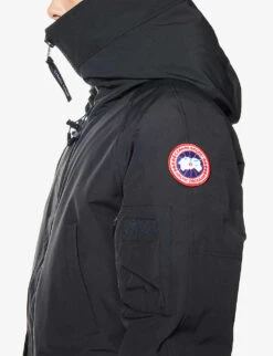 Canada Goose Chilliwack Funnel-neck Shell-down Bomber Jacket -AllSain Clothing Shop R03965331 BLACK ALT04