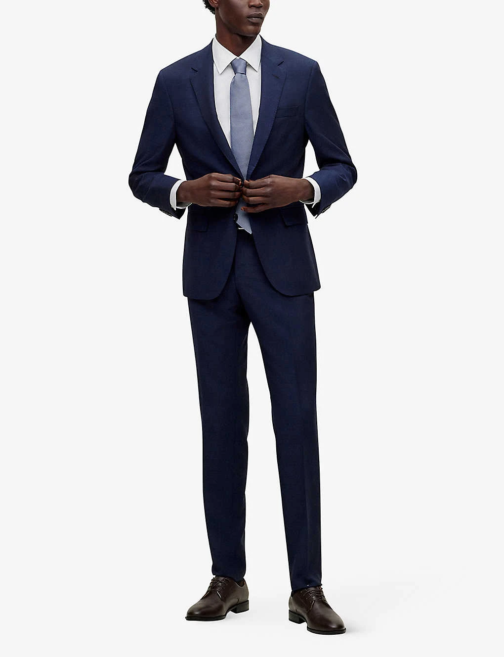 Boss Slim-fit Long-sleeved Cotton-poplin Shirt 2 Boss Slim-fit Long-sleeved Cotton-poplin Shirt - Image 2