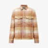 AllSaints Sacco Faux Fur-lined Check Cotton Shacket