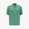 AllSaints Venice Short Sleeve Relaxed-fit Viscose Shirt