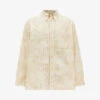 AllSaints Crema Striped Bleached Cotton Oxford Shirt