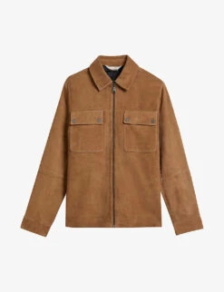 Ted Baker Thierry Regular-fit Suede Shacket